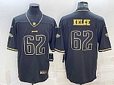 Men's Philadelphia Eagles #62 Jason Kelce Black Golden Edition Stitched NFL Nike Limited Jersey,baseball caps,new era cap wholesale,wholesale hats